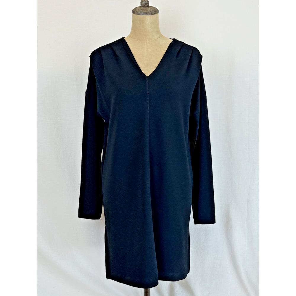 NWT Soya Concept Knee Length Black Knit Modal Dress #0427 Size S